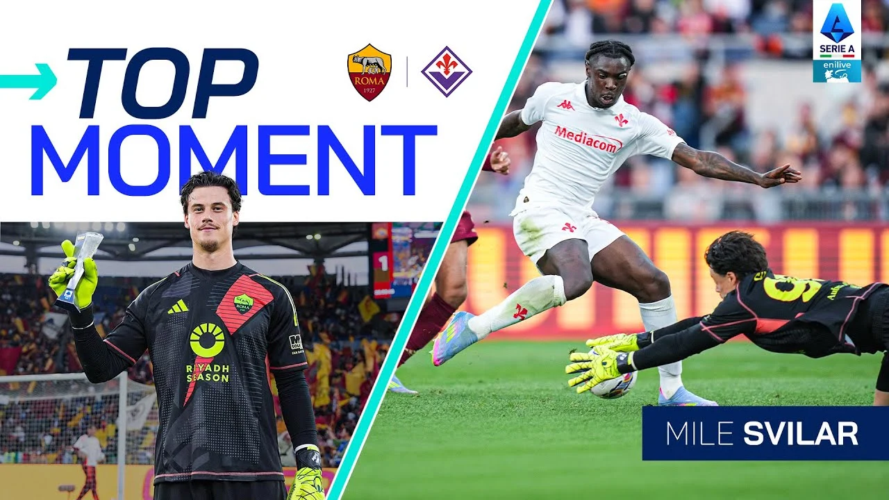 Svilar si conferma protagonista nella vittoria della Roma contro la Fiorentina grazie a interventi decisivi